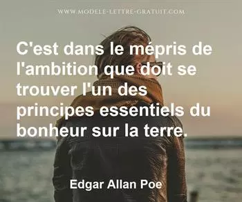 Citation de Edgar Allan Poe