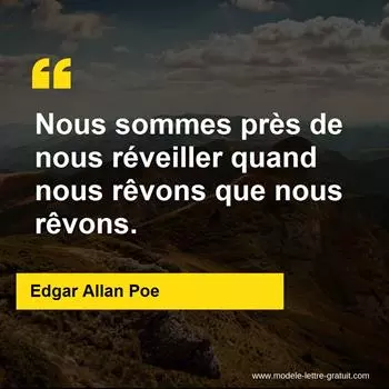 Citation Edgar Allan Poe