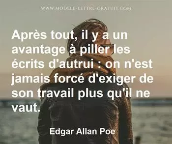 Citation de Edgar Allan Poe
