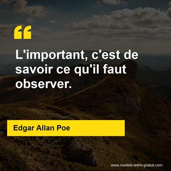Citations Edgar Allan Poe