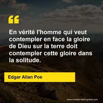 Citation Edgar Allan Poe