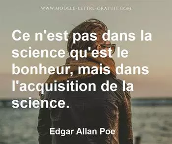 Citation de Edgar Allan Poe