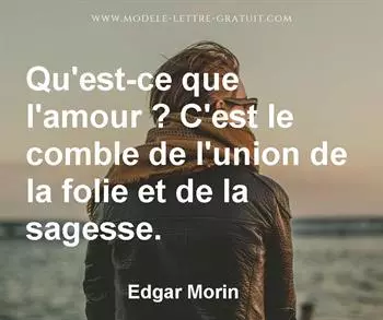 Citation de Edgar Morin