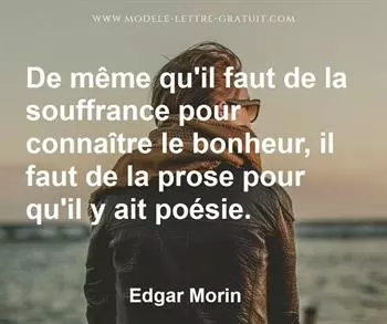 Citation de Edgar Morin