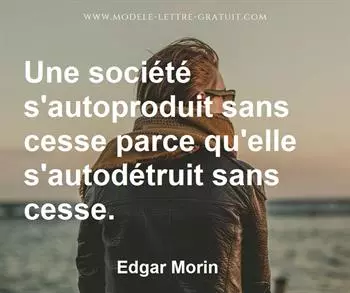 Citation de Edgar Morin