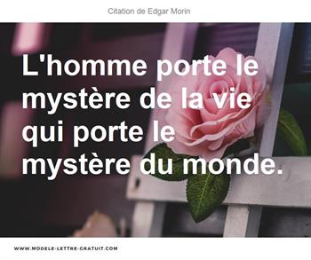 Citations Edgar Morin