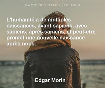 Citation de Edgar Morin