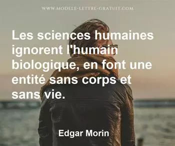 Citation de Edgar Morin