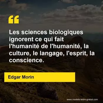 Citation Edgar Morin
