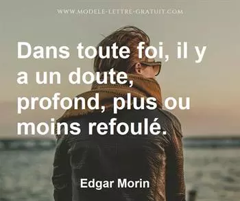 Citation de Edgar Morin