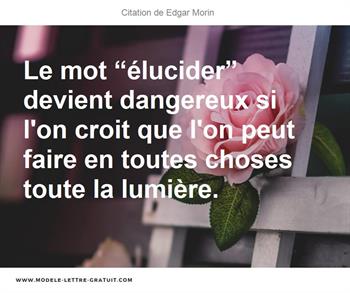 Citations Edgar Morin