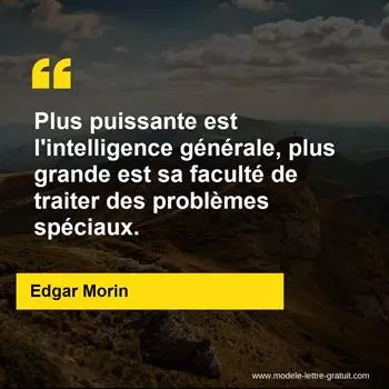 Citation Edgar Morin