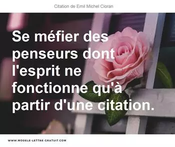 Citations Emil Michel Cioran