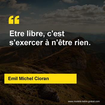 Citation de Emil Michel Cioran