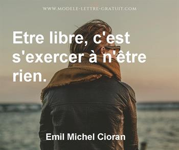 Citation de Emil Michel Cioran