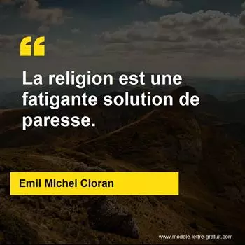 Citation Emil Michel Cioran
