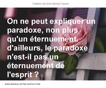 Citations Emil Michel Cioran