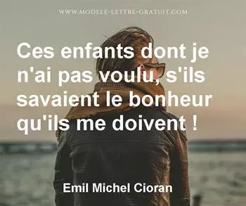 Citation de Emil Michel Cioran