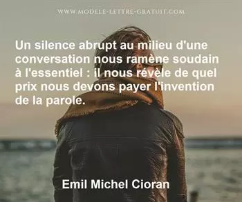 Citation de Emil Michel Cioran