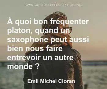 Citation de Emil Michel Cioran