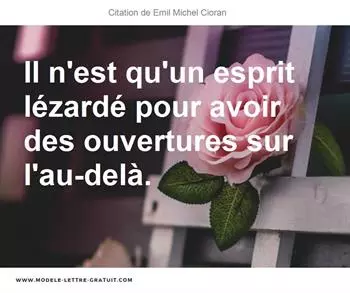 Citations Emil Michel Cioran