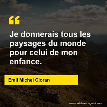 Citation Emil Michel Cioran