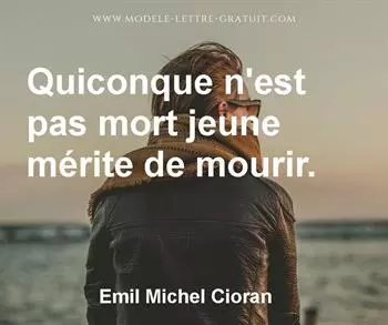 Citation de Emil Michel Cioran