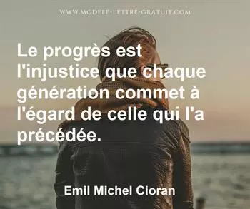 Citation de Emil Michel Cioran