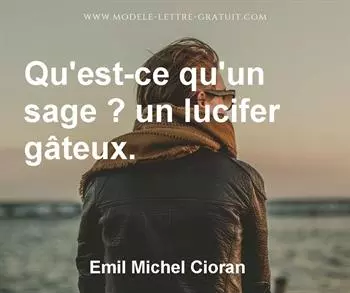 Citation de Emil Michel Cioran