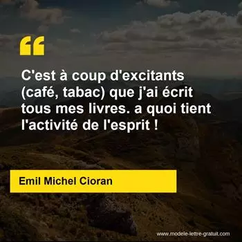 Citation Emil Michel Cioran