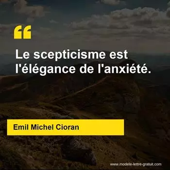 Citation Emil Michel Cioran