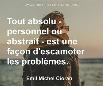 Citation de Emil Michel Cioran