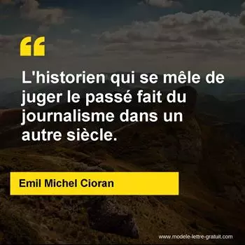 Citation Emil Michel Cioran