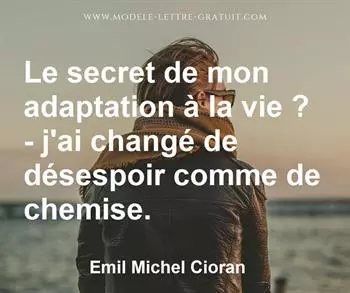 Citation de Emil Michel Cioran