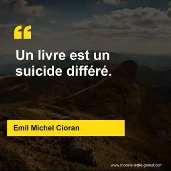 Citation Emil Michel Cioran
