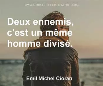 Citation de Emil Michel Cioran