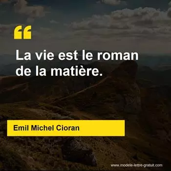 Citation Emil Michel Cioran