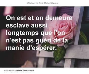 Citations Emil Michel Cioran