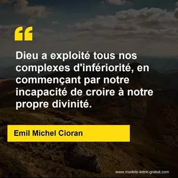 Citation Emil Michel Cioran