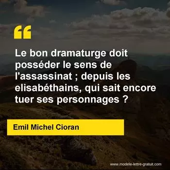 Citation Emil Michel Cioran