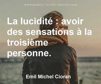 Citation de Emil Michel Cioran