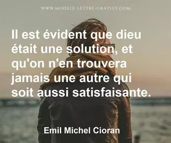Citation de Emil Michel Cioran