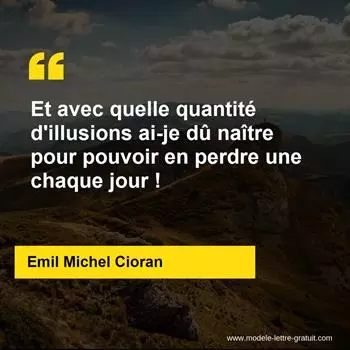 Citation Emil Michel Cioran