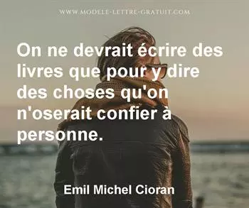 Citation de Emil Michel Cioran