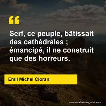 Citation Emil Michel Cioran
