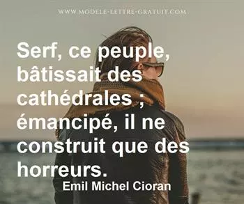 Citation de Emil Michel Cioran