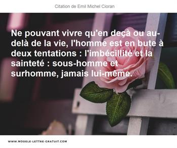 Citations Emil Michel Cioran