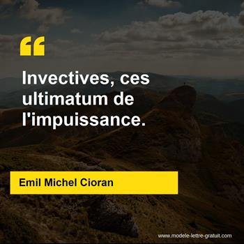 Citations Emil Michel Cioran