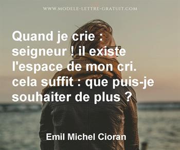 Citation de Emil Michel Cioran