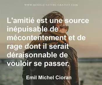 Citation de Emil Michel Cioran